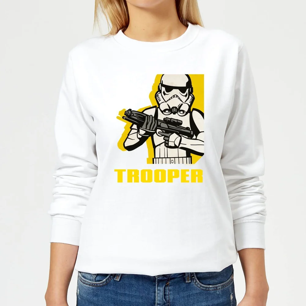 Sweat Femme Trooper Star Wars Rebels - Blanc - S - Blanc Image 1