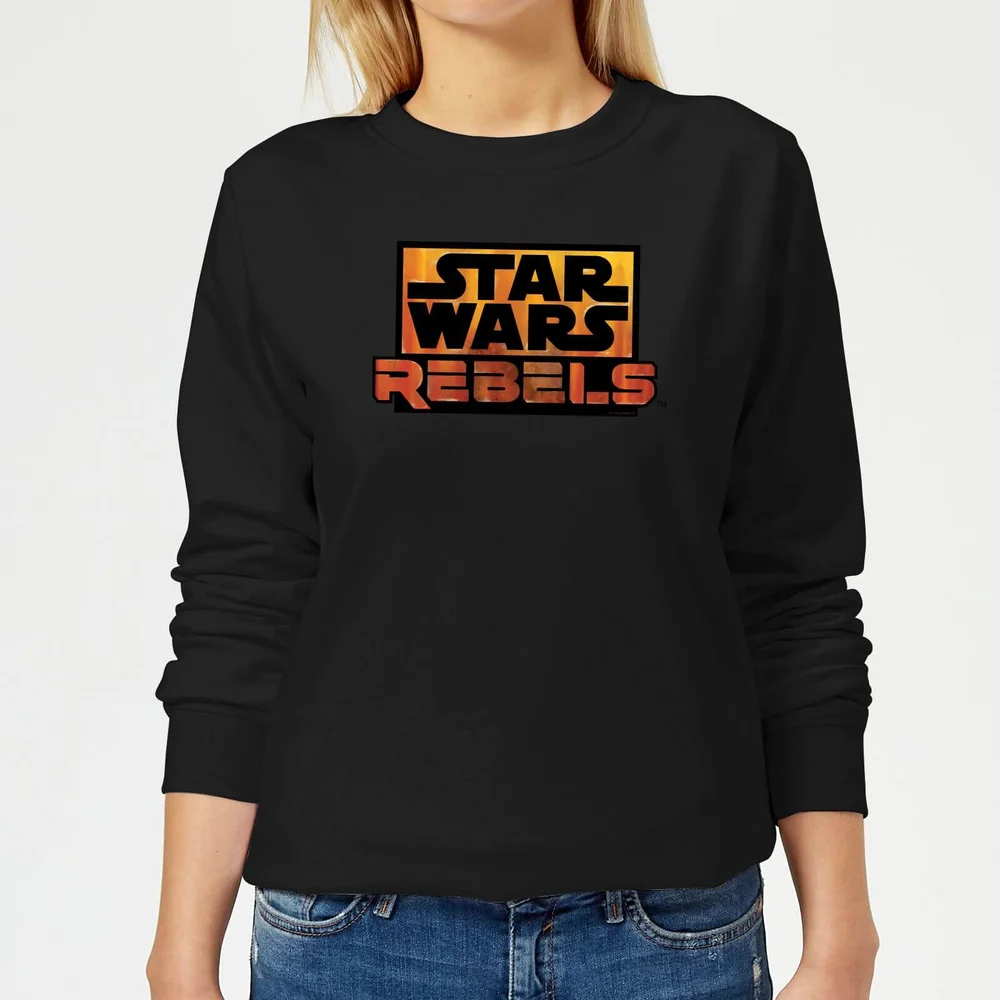 Sweat Femme Logo Star Wars Rebels - Noir - S Image 1