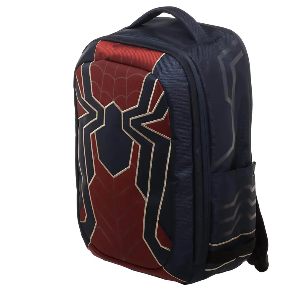Marvel Spider-Man Built Up Laptop Backpack - Black Image 1