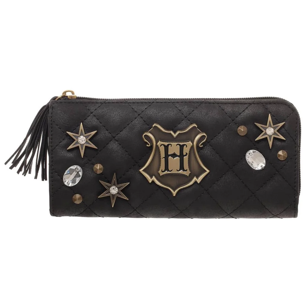 Harry Potter Back To Hogwart Quilted Wallet - Black Image 1