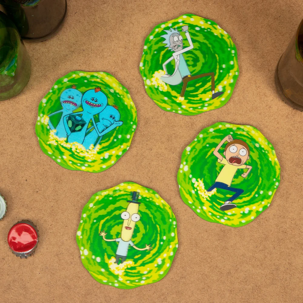 Sous-verre 3D – Rick et Morty Image 1