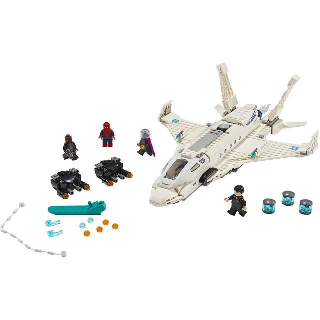 LEGO Marvel Jouet L'attaque de Spider Man avec le jet de Stark (76130)