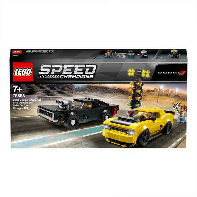 LEGO Dodge Challenger SRT Demon & Dodge Charger R/T 1970 (75893)