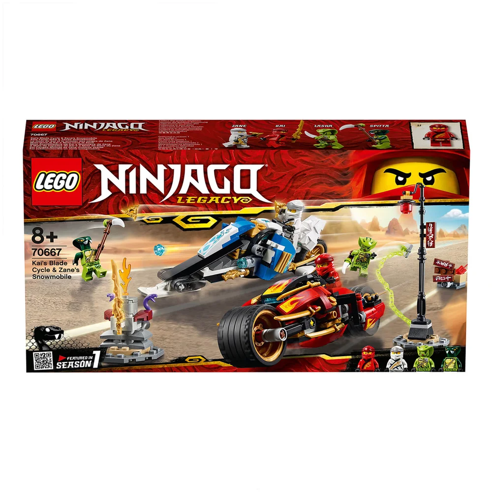 LEGO® NINJAGO®: La moto de Kai et le scooter des neiges de Zane (70667) Image 1