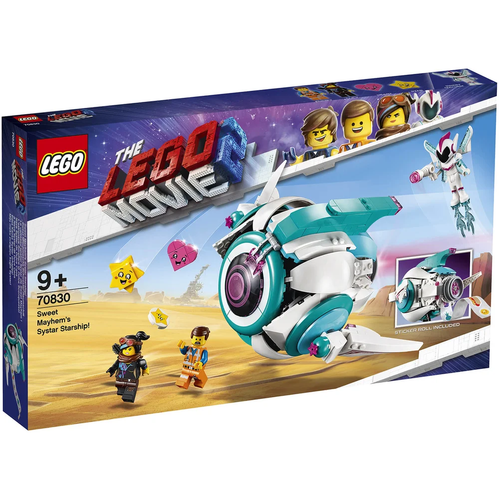 LEGO® THE LEGO® MOVIE 2™: Le vaisseau spatial Systar de Sweet Mayhem ! (70830) Image 1