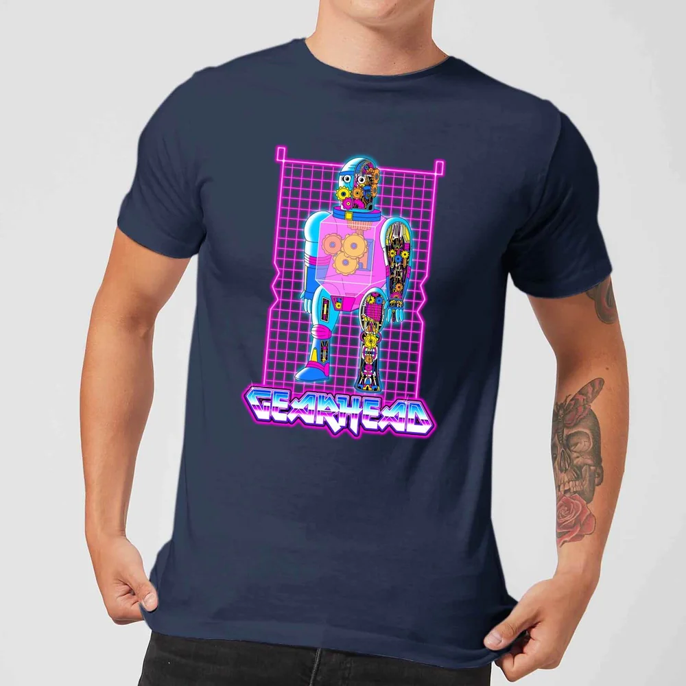 T-Shirt Homme Gearhead Rick et Morty - Bleu Marine - S Image 1