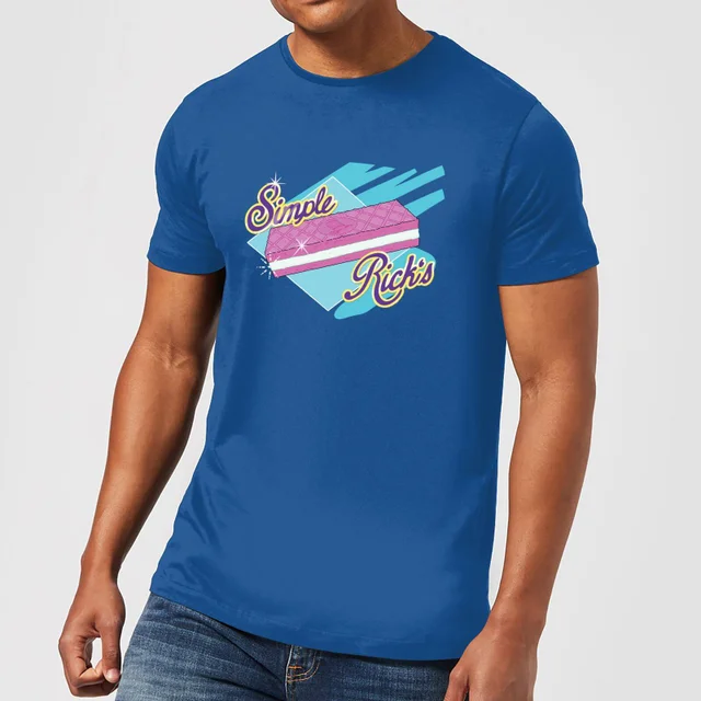 T-Shirt Homme Simple Ricks Rick et Morty - Bleu Roi