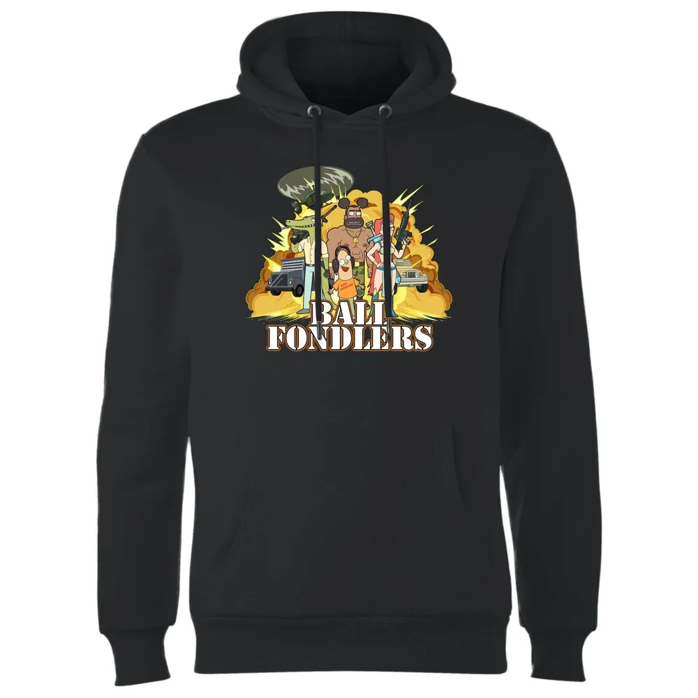 Sweat à Capuche Homme Ball Fondlers Rick et Morty - Noir - S Image 1