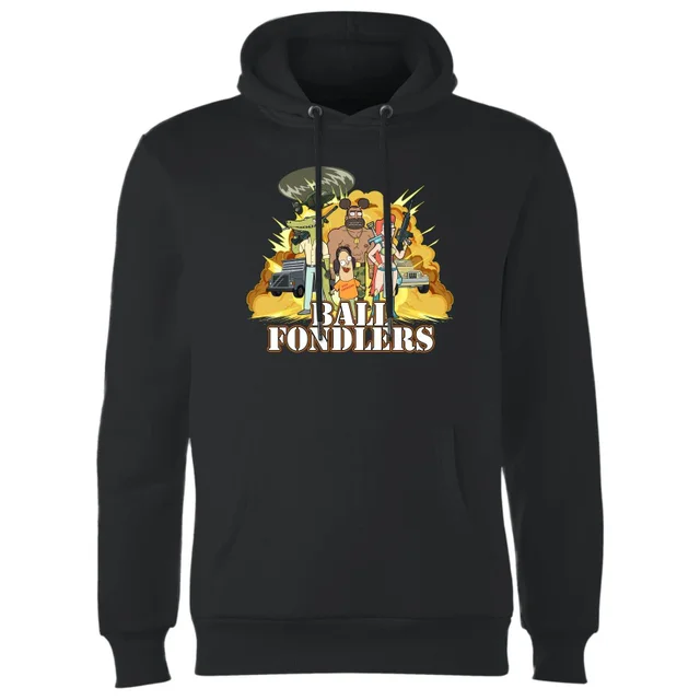 Sweat Ă Capuche Homme Ball Fondlers Rick et Morty - Noir