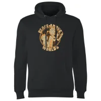 Sweat à Capuche Homme Peace Among Worlds Rick et Morty - Noir