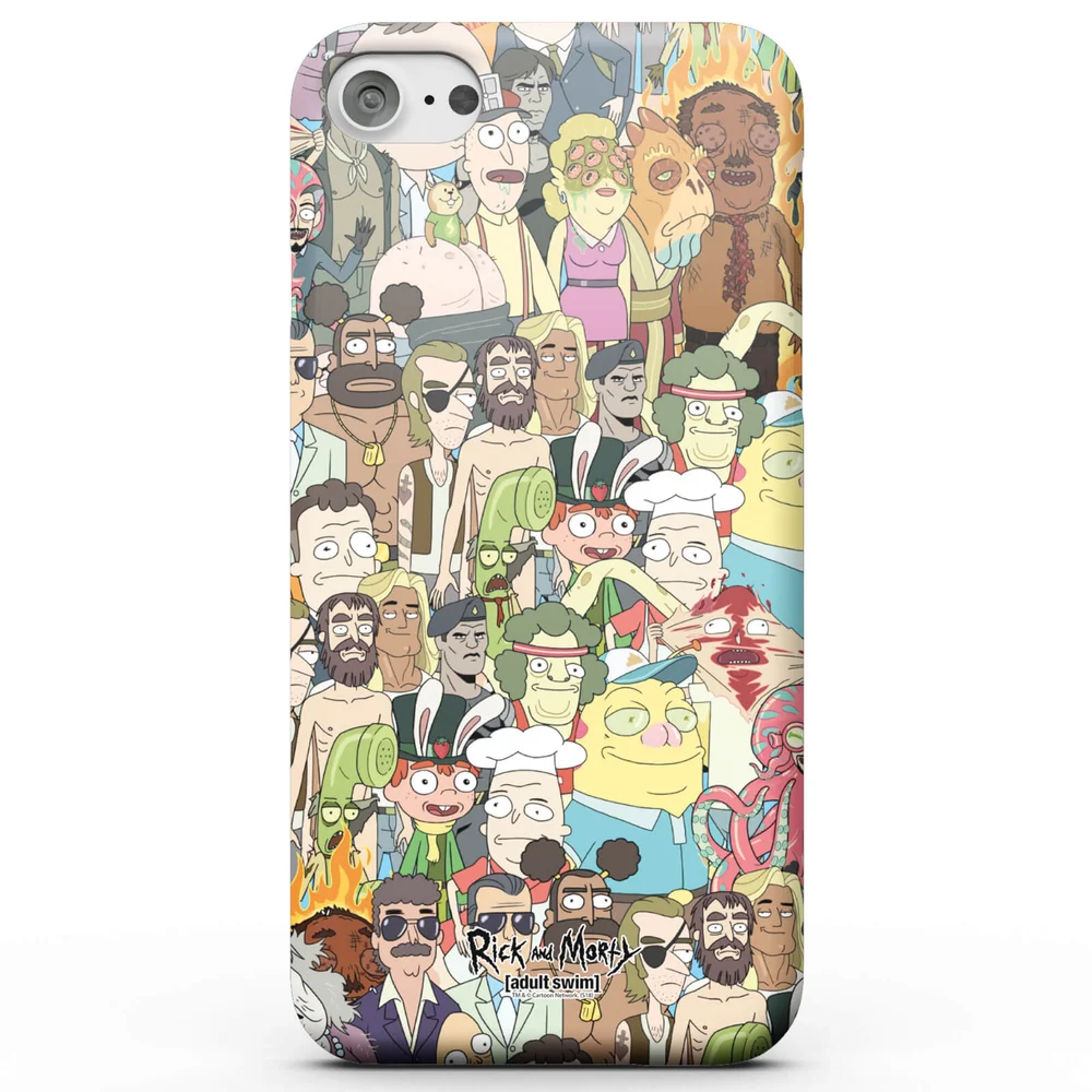 Coque Smartphone Personnages - Rick et Morty pour iPhone et Android - iPhone 5/5s - Coque Simple Matte Image 1