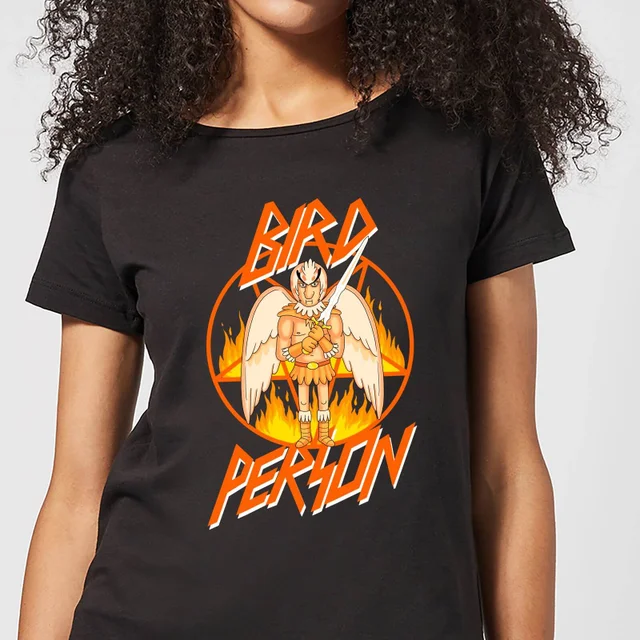 T-Shirt Femme Birdperson Rick et Morty - Noir