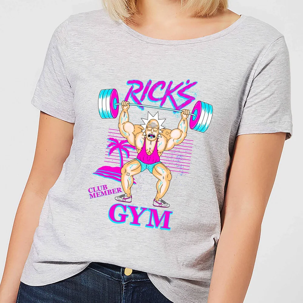 T-Shirt Femme Rick Gym Rick et Morty - Gris - S Image 1