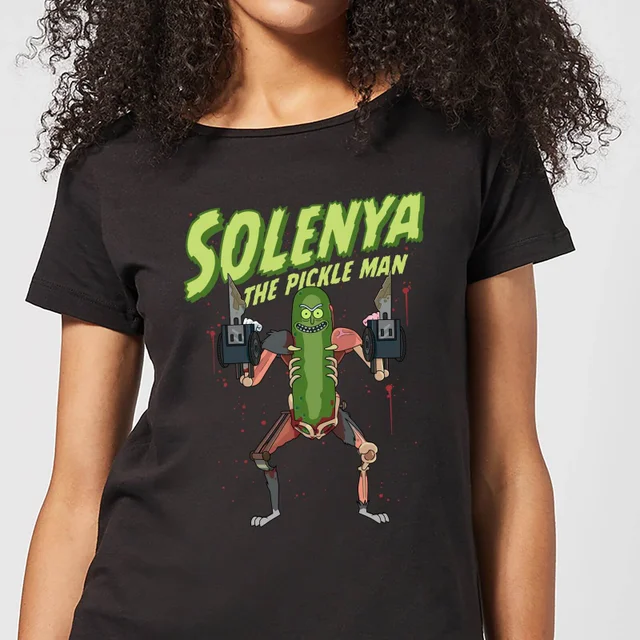T-Shirt Femme Solenya Rick et Morty - Noir