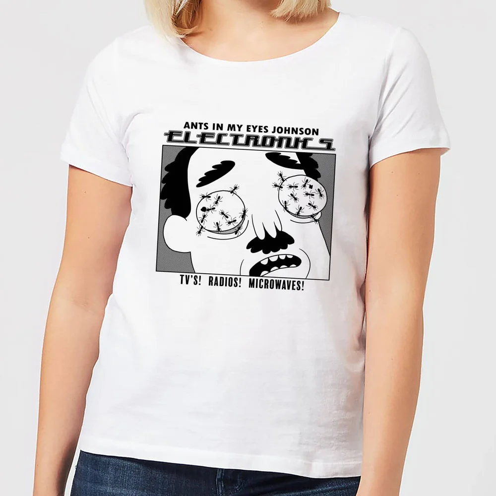 T-Shirt Femme Des Fourmis dans les Yeux Rick et Morty - Blanc - S Image 1