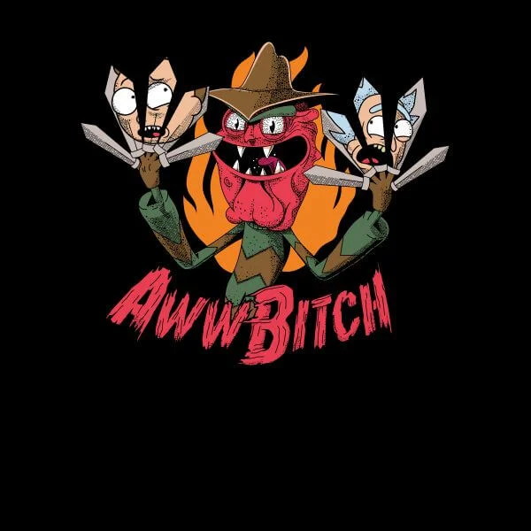 T-Shirt Femme Terry le Terrifiant Rick et Morty - Noir