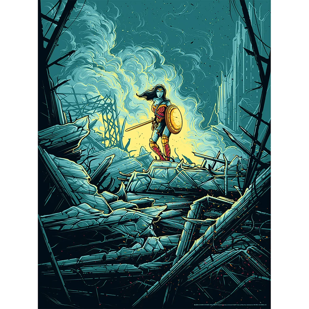 Sérigraphie DC Comics Wonder Woman "Warrior" - Dan Mumford (46 cm x 61 cm) Image 1