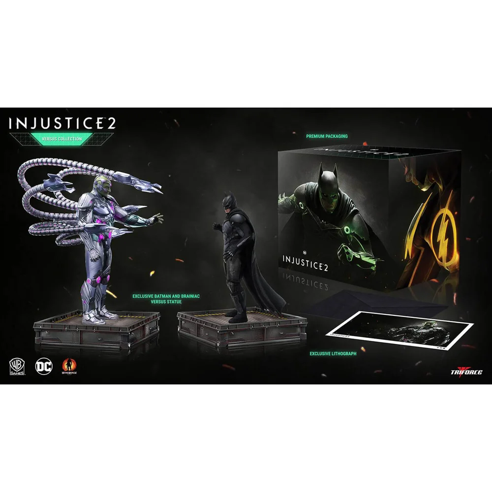 TriForce DC Comics Injustice 2: The Versus Collection – Statuettes en PVC 23-28 cm (jeu NON inclus) Image 1