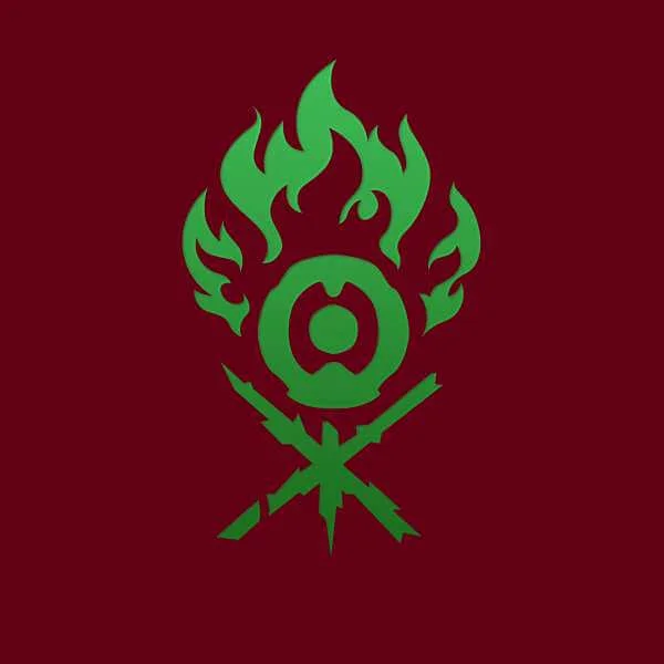 T-Shirt Homme Symbole de Gruul - Magic The Gathering - Bordeaux