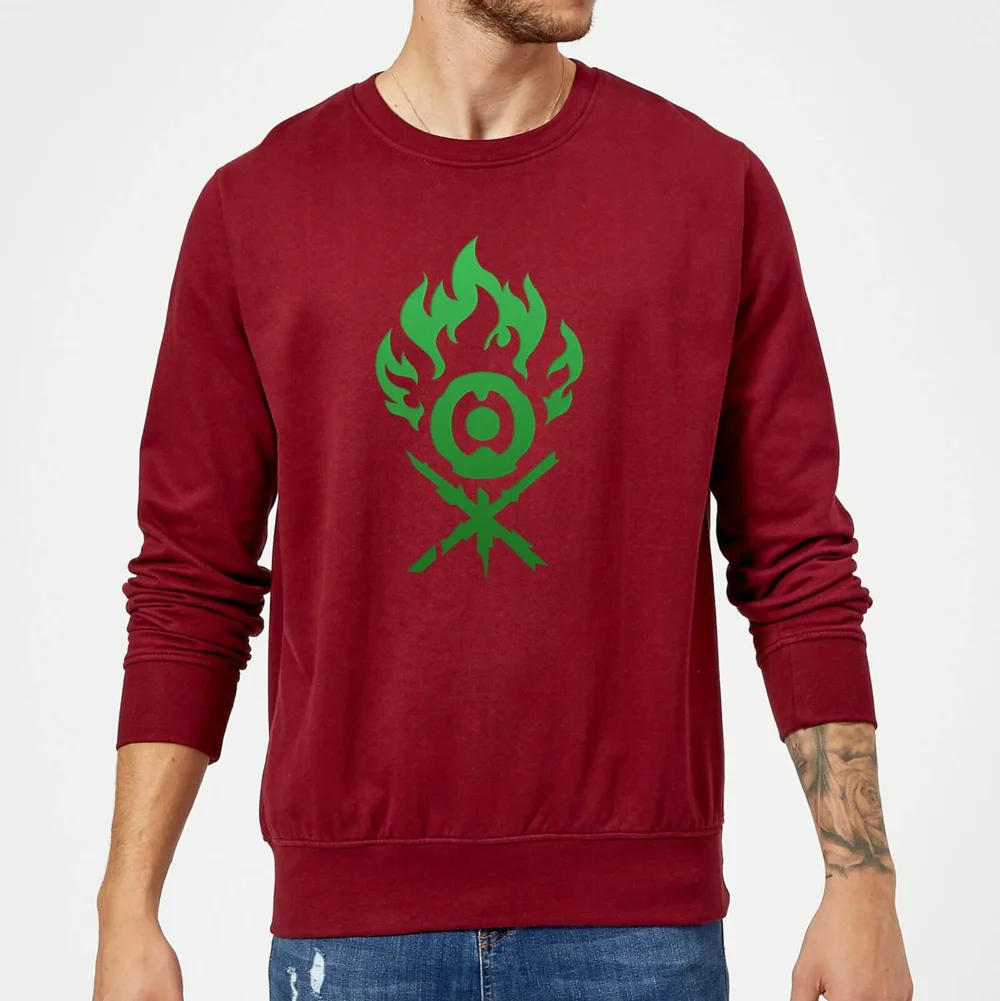 Sweat Homme Symbole de Gruul - Magic The Gathering - Bordeaux - S - Bordeaux Image 1