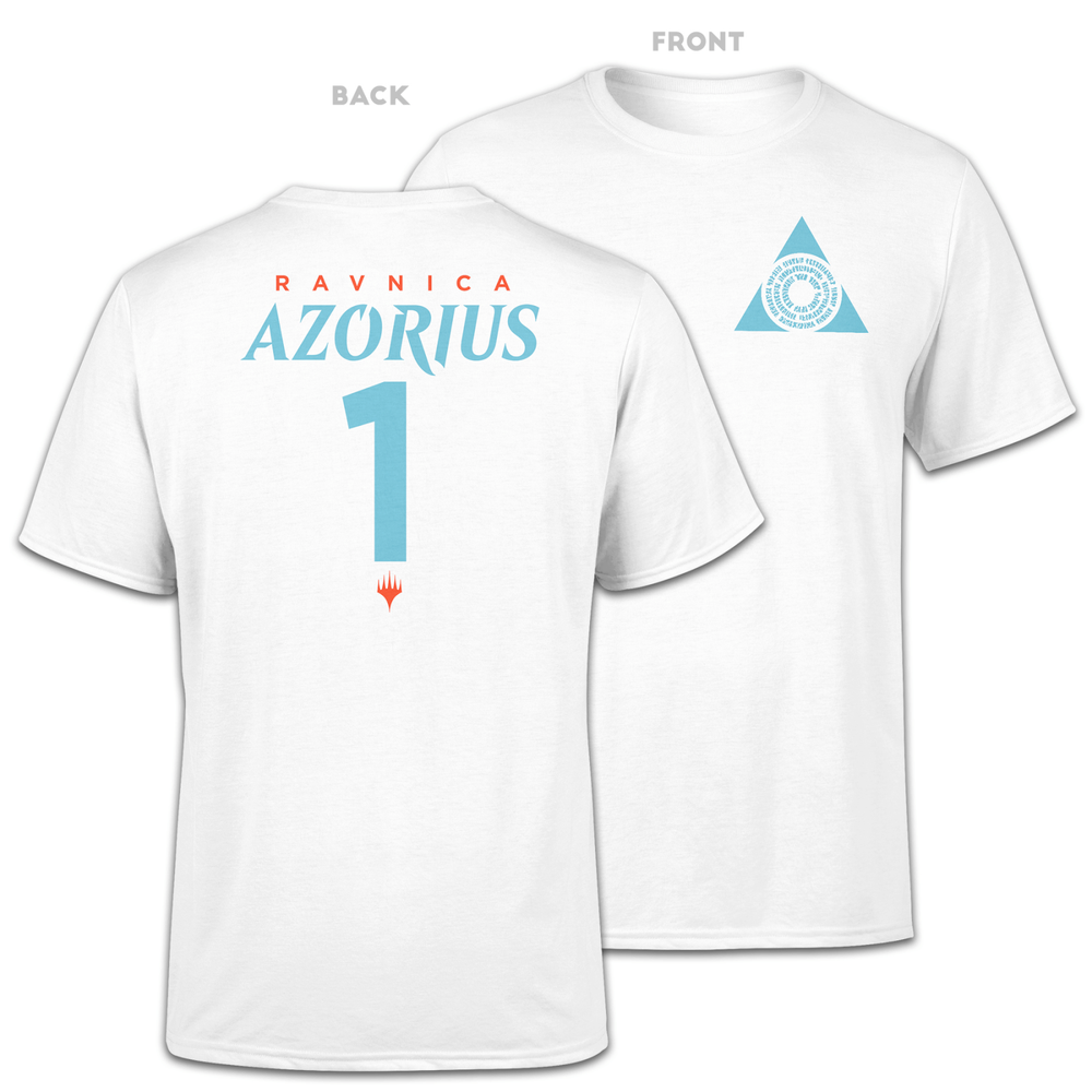 T-Shirt Homme Azorius Sports - Magic The Gathering - Blanc - S - Blanc Image 1