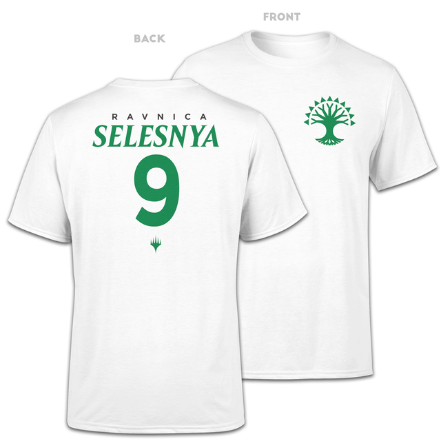 T-Shirt Homme Selesnya Sports - Magic The Gathering - Blanc