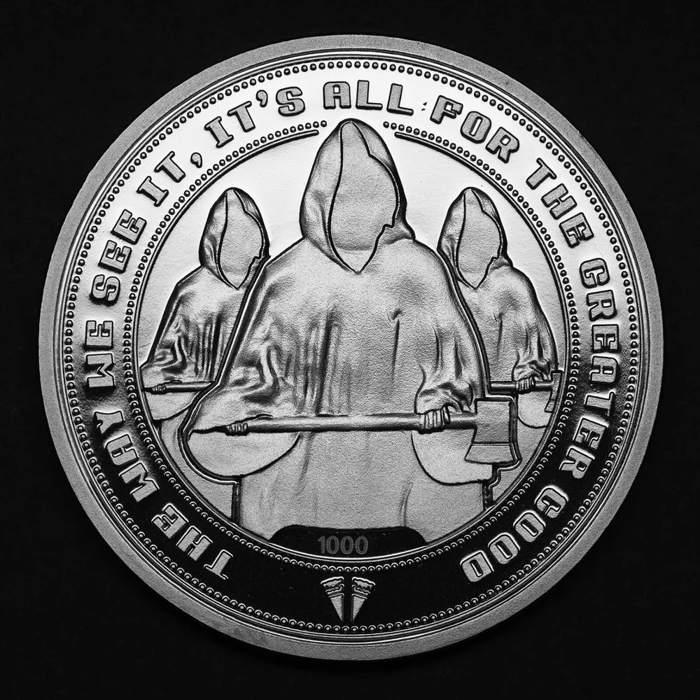 Pièce de collection Hot Fuzz – For The Greater Good édition limitée : version argent Image 1