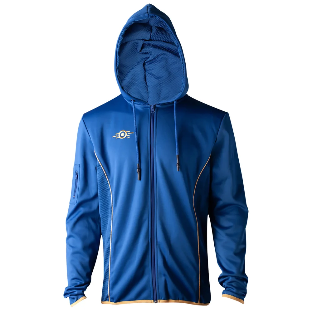 Fallout Men's Join Vault 76 Technical Hoodie - Blue - S - Bleu Image 1
