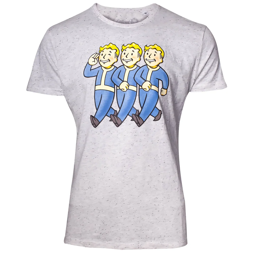 Fallout Men's Vault 76 Boys T-Shirt - Navy - S - Bleu Image 1