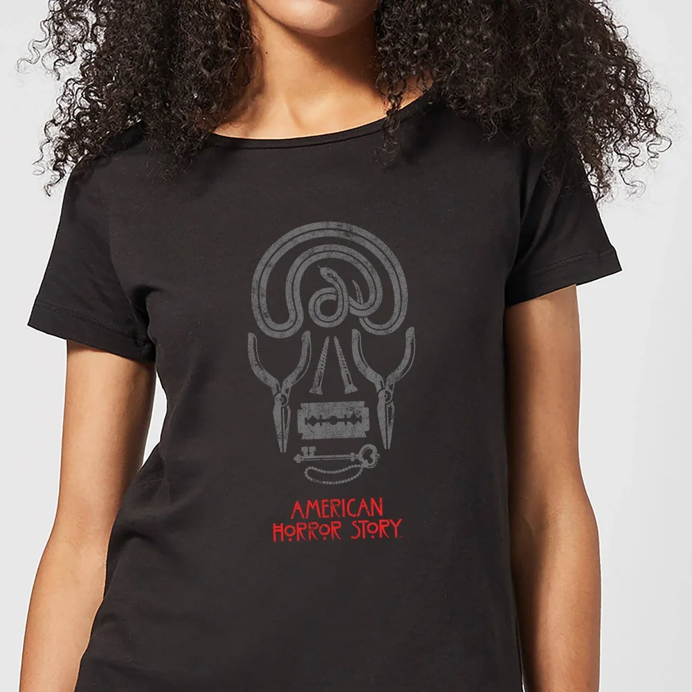 T-Shirt Femme Hotel Cortez Skull - American Horror Story - Noir - XS - Noir Image 1