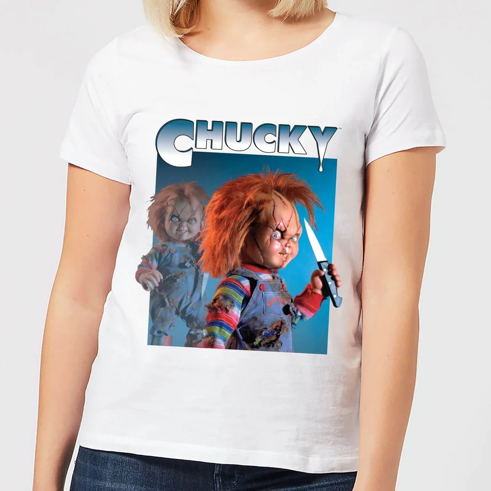 T-Shirt Femme Nasty 90's Chucky - Blanc - S Image 1