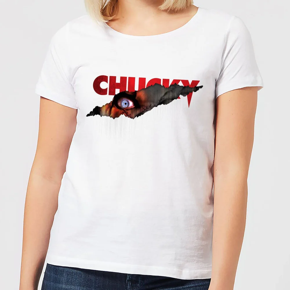 T-Shirt Femme Tear Chucky - Blanc - S Image 1