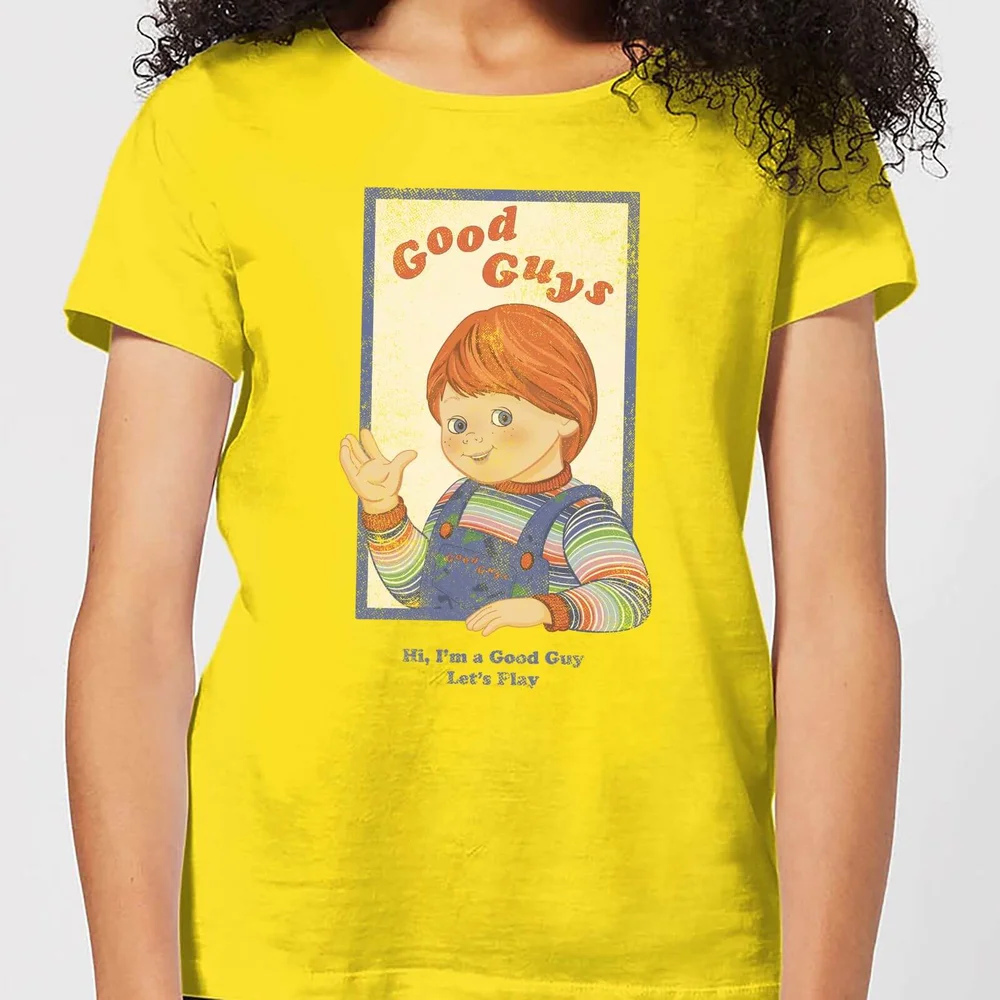 T-Shirt Femme Good Guys Retro Chucky - Jaune - S Image 1