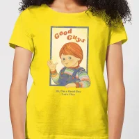 T-Shirt Femme Good Guys Retro Chucky - Jaune