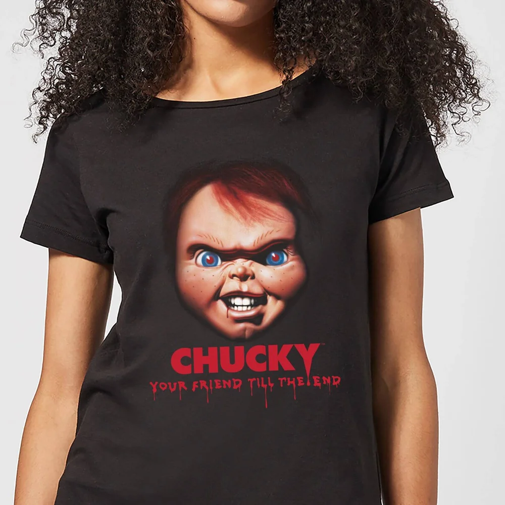 T-Shirt Femme Friends Till The End Chucky - Noir - S Image 1