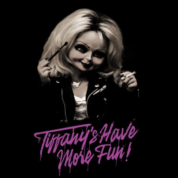 T-Shirt Femme Tiffanys Have More Fun Chucky - Noir
