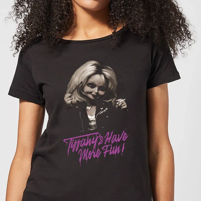 T-Shirt Femme Tiffanys Have More Fun Chucky - Noir