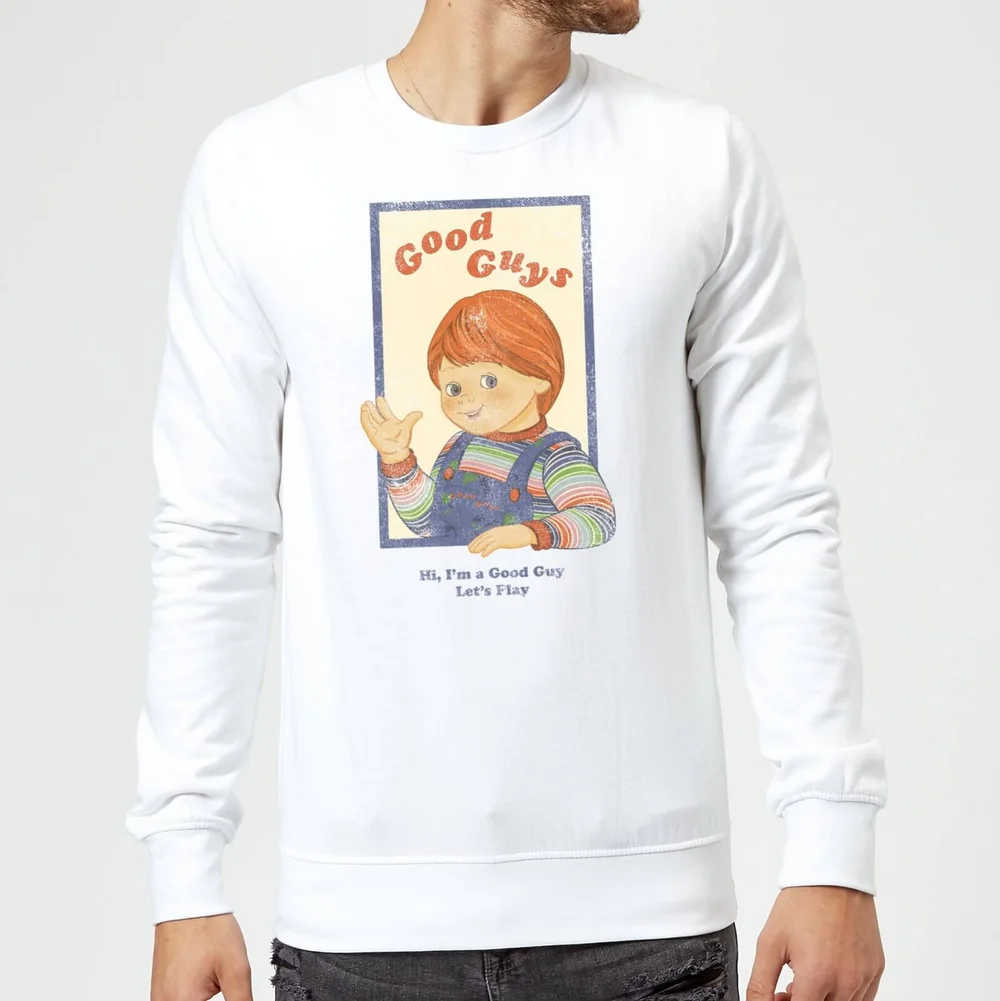 Sweat Homme Good Guys Retro Chucky - Blanc - S Image 1