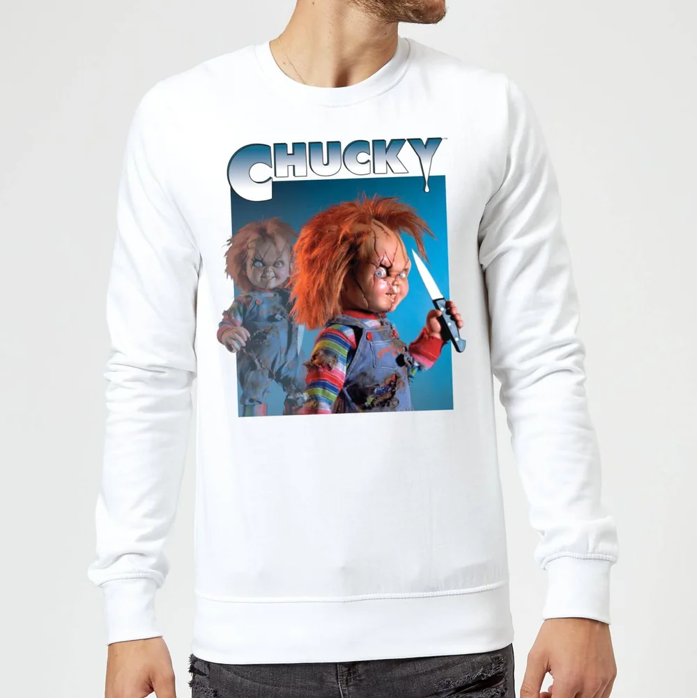 Sweat Homme Nasty 90's Chucky - Blanc - S Image 1