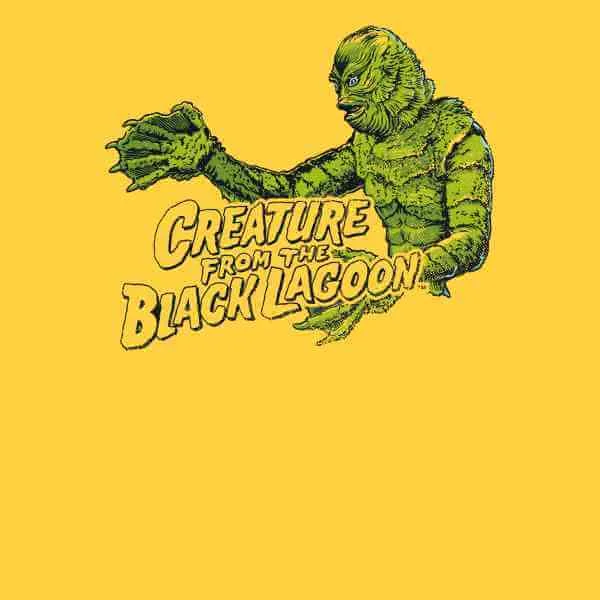 T-Shirt Homme L'Étrange Créature du lac noir - Universal Monsters - Jaune