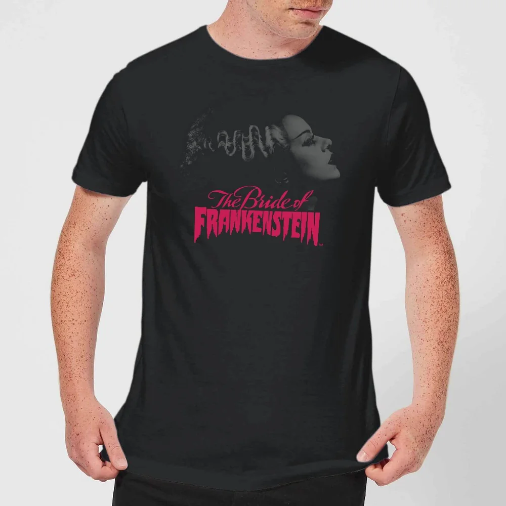 T-Shirt Homme La Fiancée de Frankenstein (Tons Gris) - Universal Monsters - Noir - L Image 1
