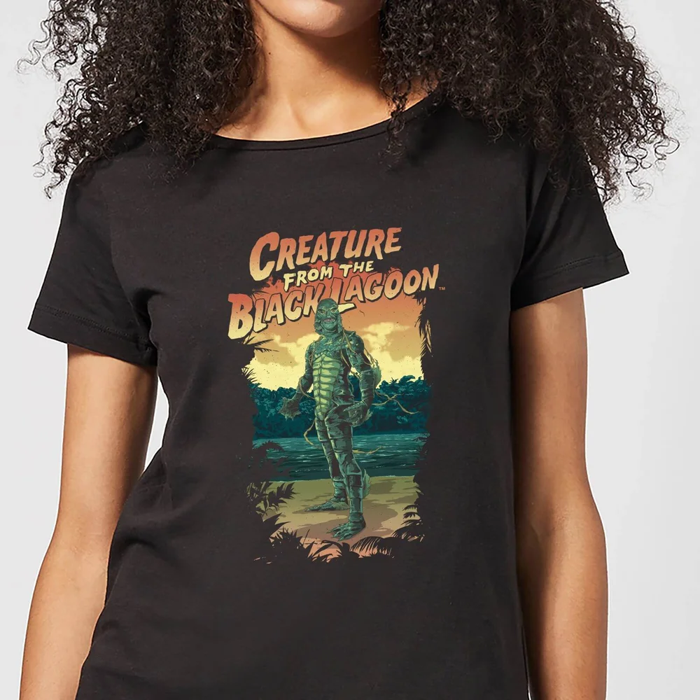 T-Shirt Femme L'Étrange Créature du lac noir - Universal Monsters - Noir - S Image 1