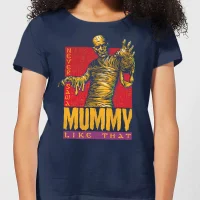 T-Shirt Femme La Momie Rétro - Universal Monsters - Bleu Marine - undefined undefined