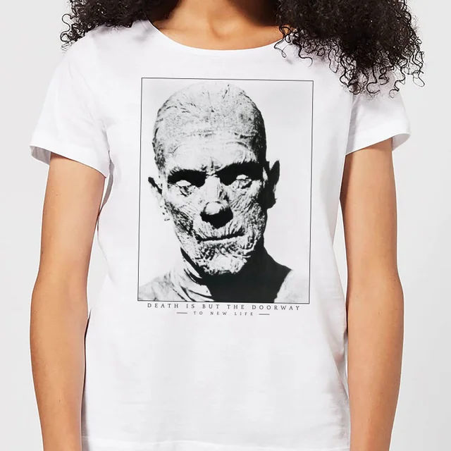 T-Shirt Femme La Momie Portrait - Universal Monsters - Blanc