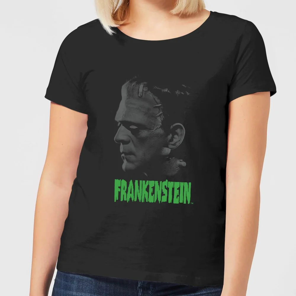 T-Shirt Femme Frankenstein (Tons Gris) - Universal Monsters - Noir - S Image 1