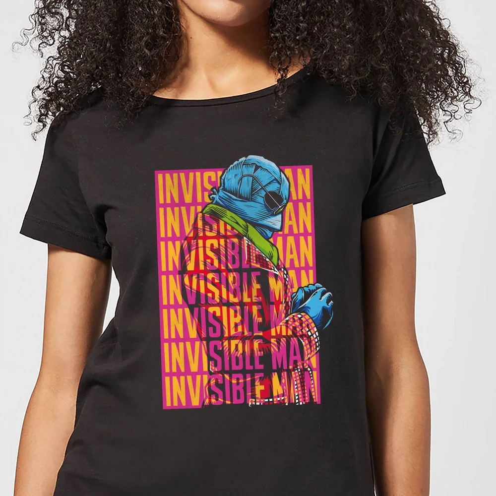 T-Shirt Femme L'Homme Invisible Rétro - Universal Monsters - Noir - S Image 1