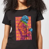 T-Shirt Femme L'Homme Invisible Rétro - Universal Monsters - Noir