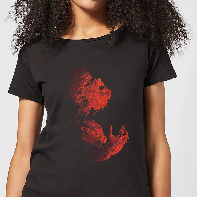 T-Shirt Femme The Wolfman - Universal Monsters - Noir
