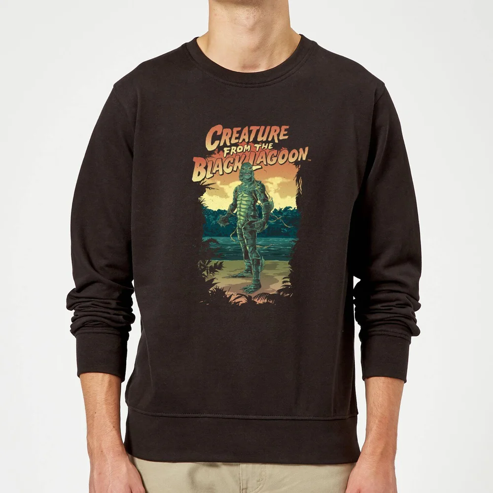 Sweat Homme L'Étrange Créature du lac noir - Universal Monsters - Noir - S Image 1