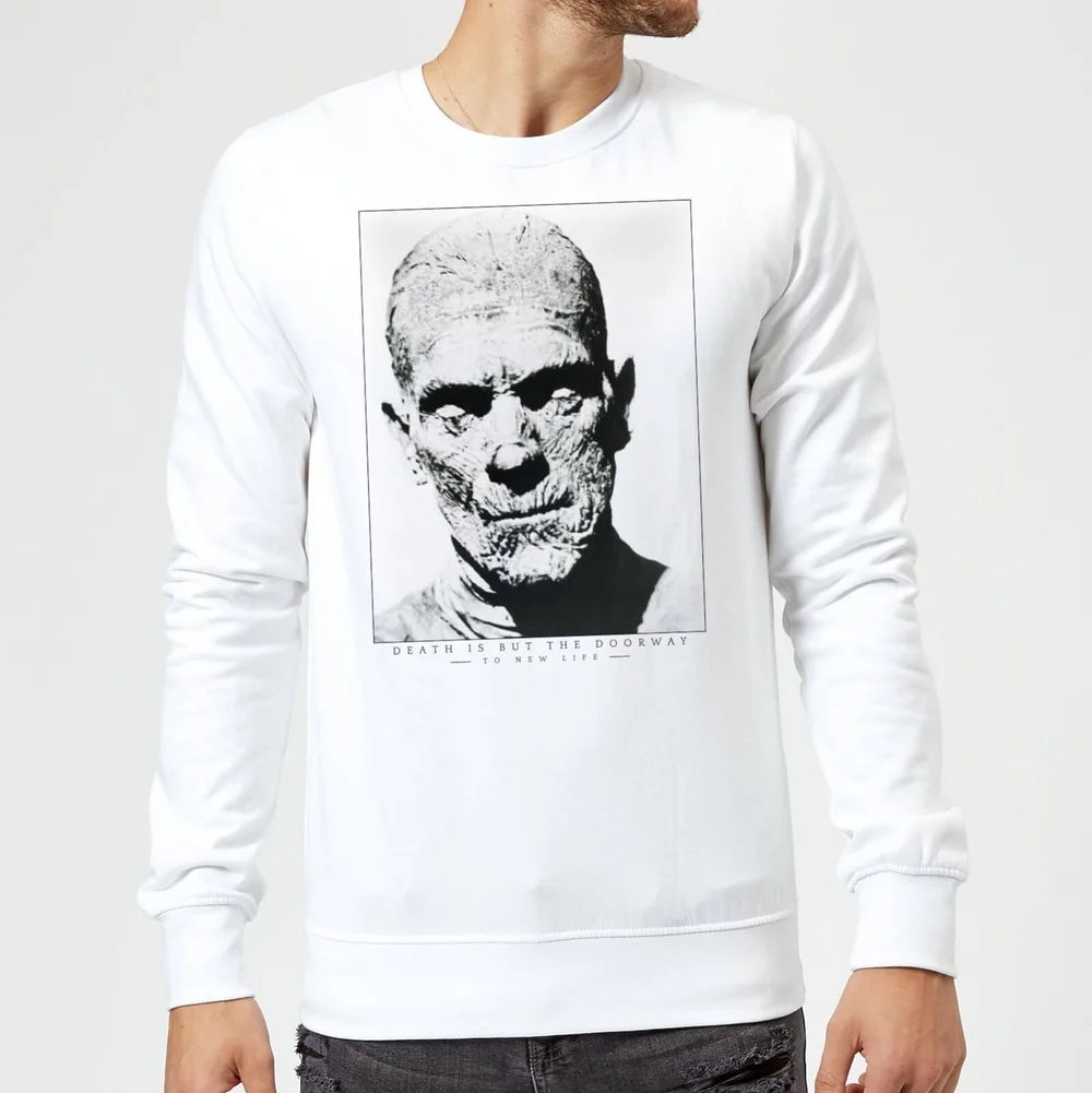Sweat Homme La Momie Portrait - Universal Monsters - Blanc - S Image 1